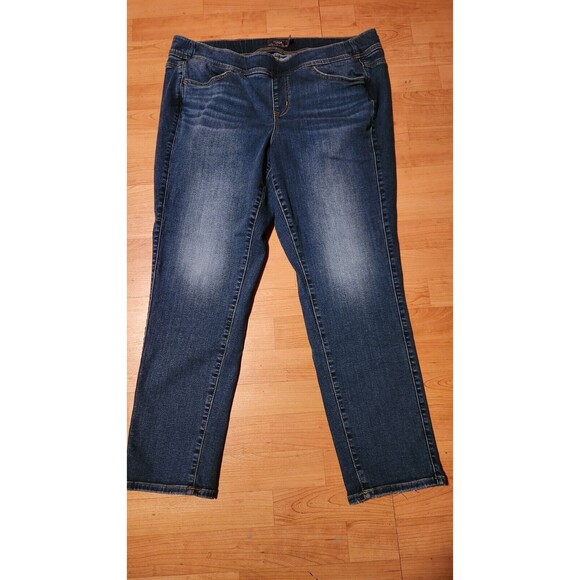 torrid Denim - Torrid Womens Jeans Blue Size 2R Jegging Denim Cotton Blend  20W x 36L